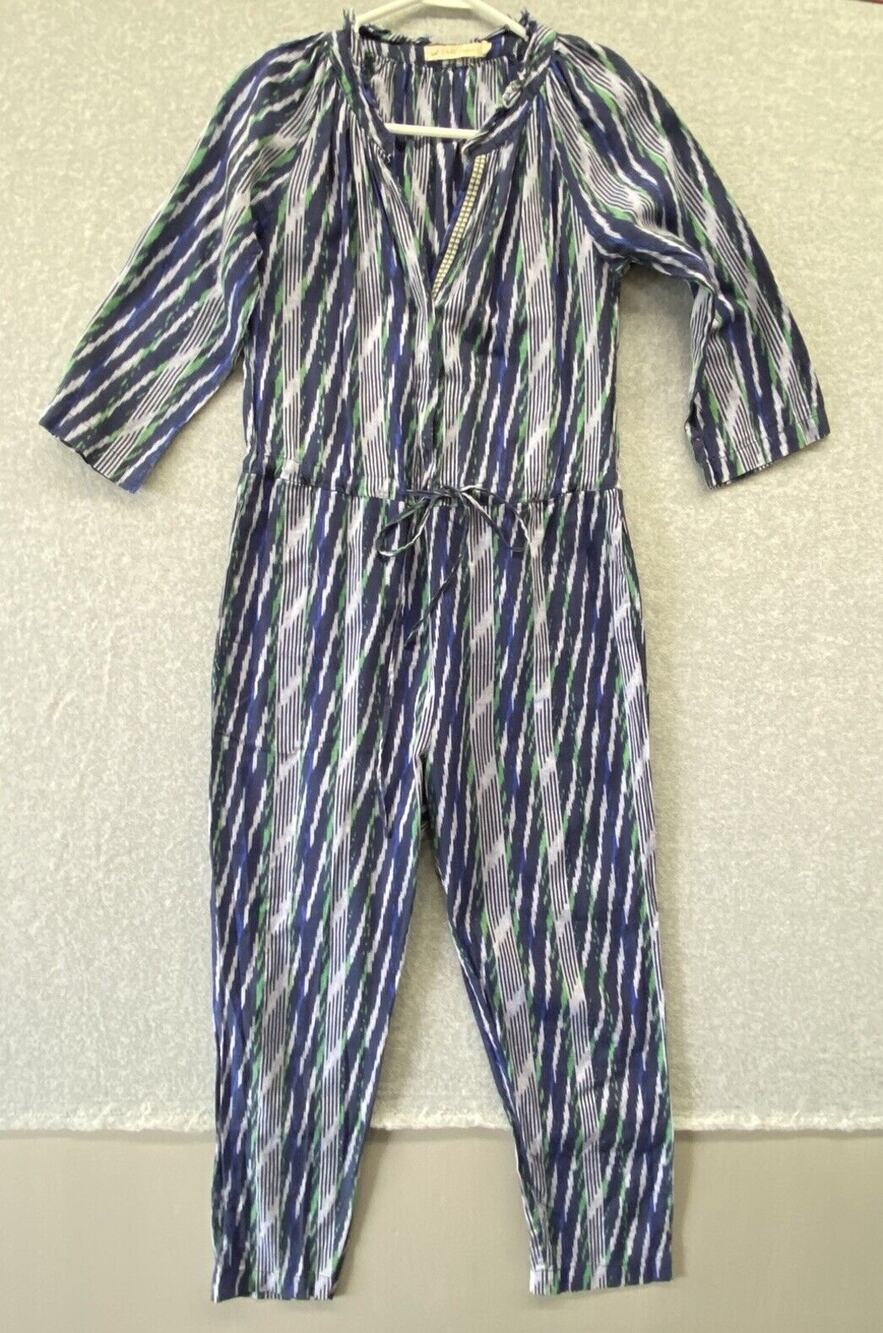 Anthropologie Of Two Minds Jumpsuit Womens Size Small Boho Bohemian Cotton